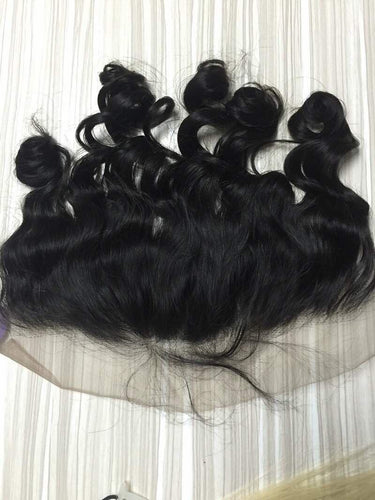 13x4 Loose Curly Frontal (raw)